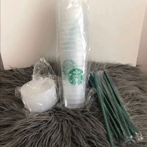 12 resuable cold starbucks cups